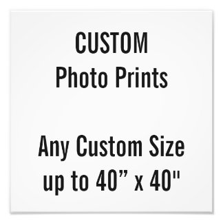 Custom 12" x 12" Photo Print (or any custom size)