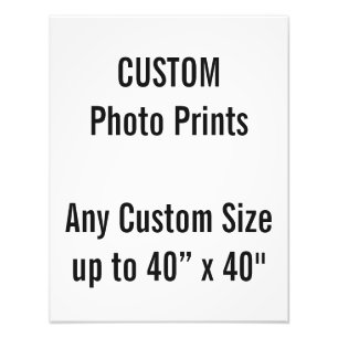Custom 14” x 18" Photo Print (or any custom size)