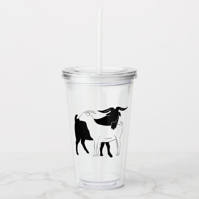 Custom 16oz, Clear Acrylic Tumbler (Front)