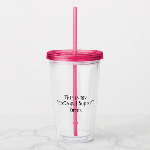 Custom 16oz, Fuchsia Pink Acrylic Tumbler