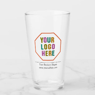 Custom 16oz pint glass with your custom logo