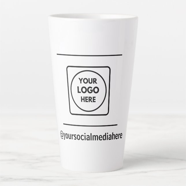 Custom 17oz Tall Latte Logo No Min Order mug (Front)