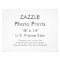 Custom 18" x 14" Photo Print  US Frame Size