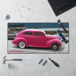 Custom 1940 Famous American Make Sedan Desk Mat