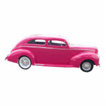 Custom 1940 Famous American Make Sedan Photo Sculpture Magnet<br><div class="desc">A custom 1940 famous American make sedan seen at the Lost In The 50s festival in Sandpoint,  Idaho.
Vintage automobiles are a big part of the event held each May.</div>