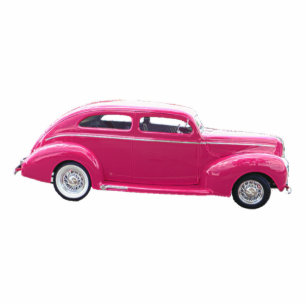 Custom 1940 Famous American Make Sedan Photo Sculpture Magnet