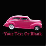Custom 1940 Famous American Make Sedan Photo Sculpture Magnet<br><div class="desc">A custom 1940 famous American make sedan seen at the Lost In The 50s festival in Sandpoint,  Idaho. Add your own text.
Vintage automobiles are a big part of the event held each May.</div>
