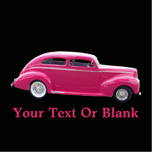 Custom 1940 Famous American Make Sedan Photo Sculpture Magnet (Front)