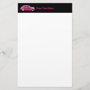 Custom 1940 Famous American Make Sedan Stationery