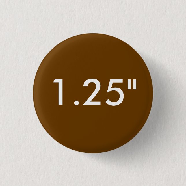 Custom 1.25" Small Round Button Blank Template (Front)