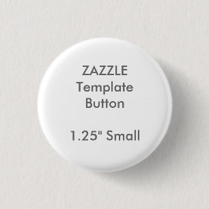 Custom 1.25" Small Round Button Blank Template