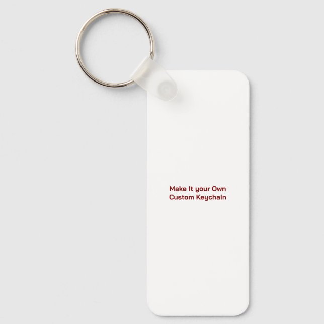 Custom 1.25" x 3" key ring (Front)