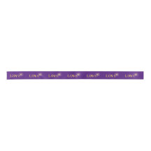 Custom 1.5" Wide Satin Ribbon, 2 Yard Spool Satin