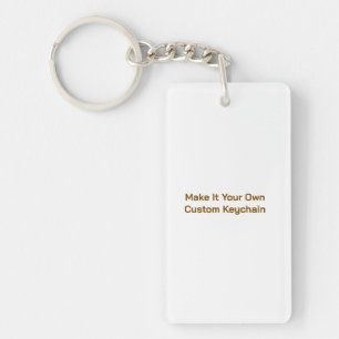 Custom 1.5" x 2.75" key ring