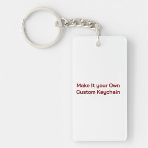 Custom 1.5" x 2.75"r key ring