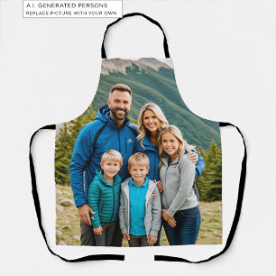 Custom 1 Photo Family Apron