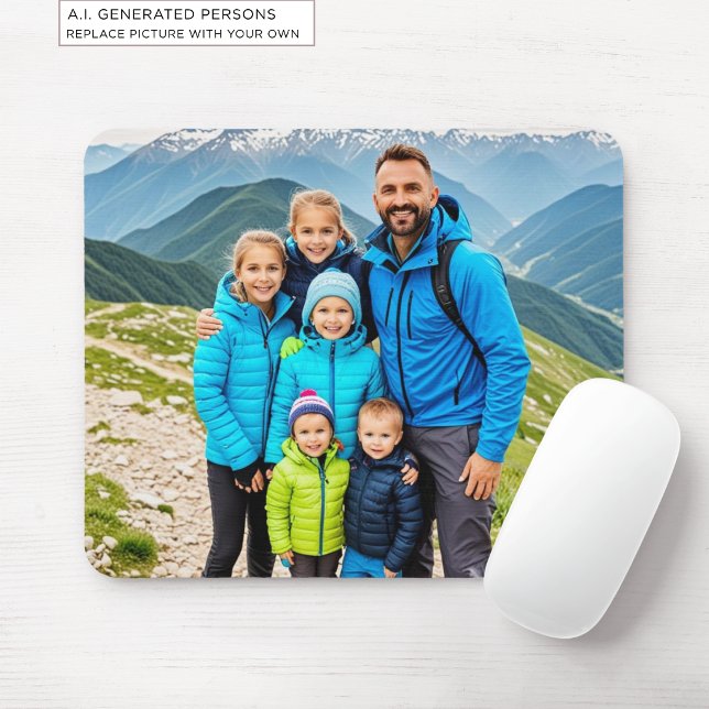 Custom 1 Photo Family Mouse Mat (Creator Uploaded)
