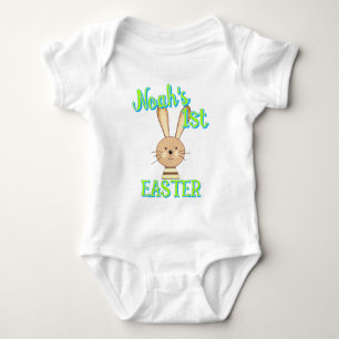 Custom 1st EASTER Happy Bunny Toddler Baby Outfit Bodysuit