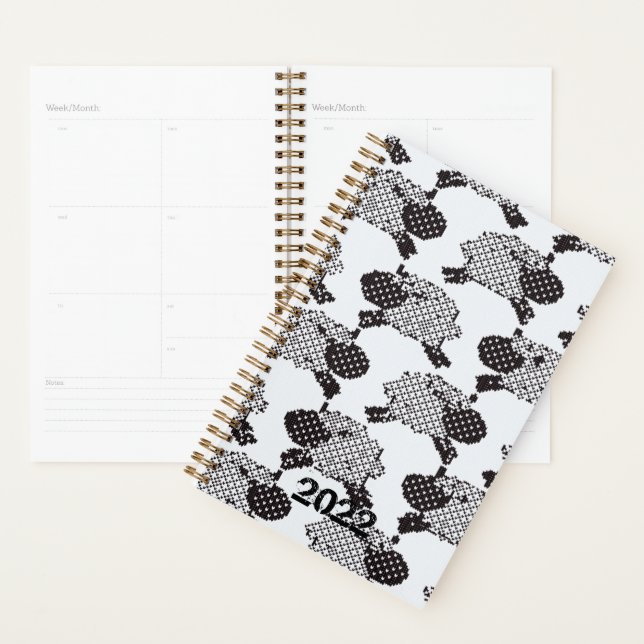 Custom 2022 SHEEP Sweater Undated Monthly Weekly Planner (Display)
