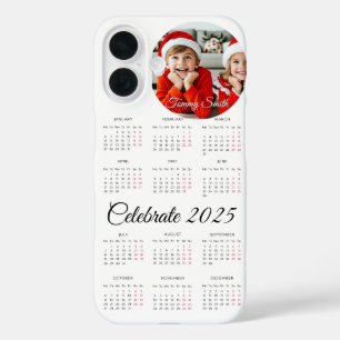Custom 2025 Calendar  iPhone 16 Case