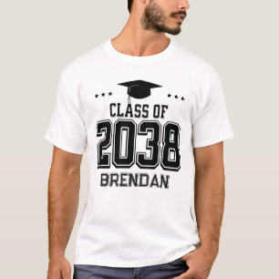 Custom 2038 Back-to-School Handprint Keepsake T-Shirt