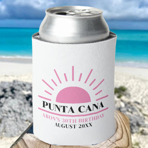 Custom 20th 30th 40th Birthday Squad Trip Cruise Can Cooler