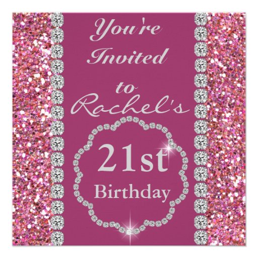 Bling Party Invitations 3