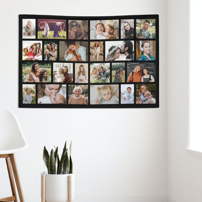Custom 24 Photo Collage Party Banner (Creator Uploaded)