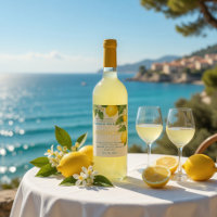 Custom 25th Anniversary Limoncello Bottle Label