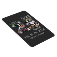 Custom 25th wedding anniversary photo collage