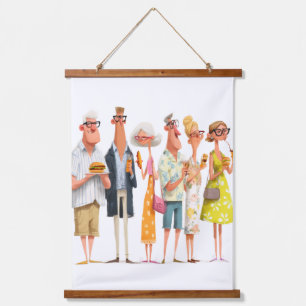 Custom 26"x36" Vertical (Portrait), One Panel Cust Hanging Tapestry