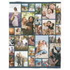 Custom 28 Photo Collage Blue