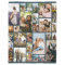 Custom 28 Photo Collage Blue