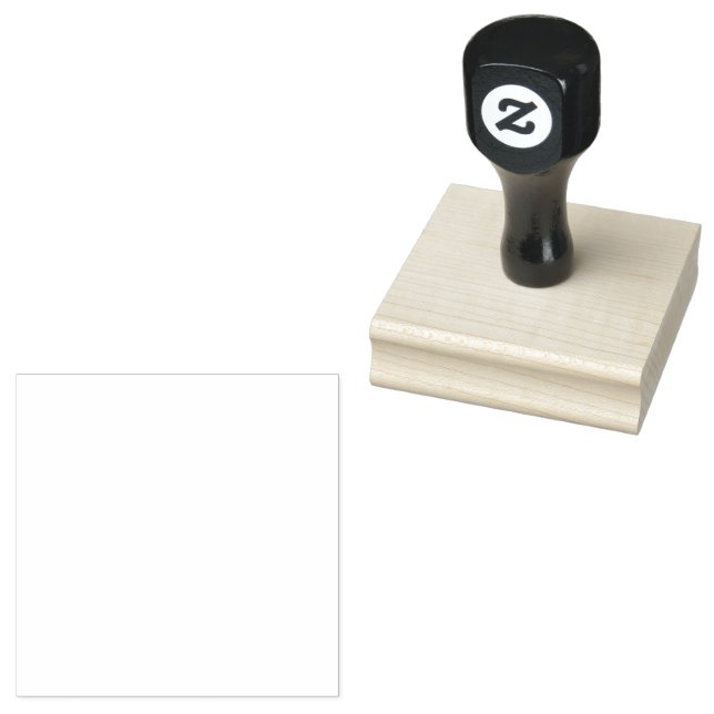 Custom 2.5" x 2.5" Rubber Stamp, Ink Pad Colour =  Rubber Stamp (Stamped)