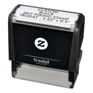 Custom 2.65" x 0.9" Trodat 4915 Self-inking Stamp