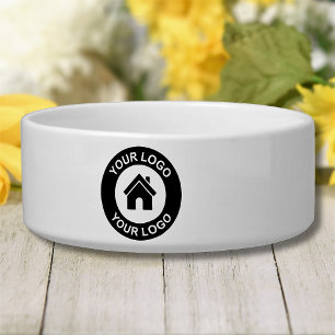 Custom 2 Business Logos Promotional Bowl
