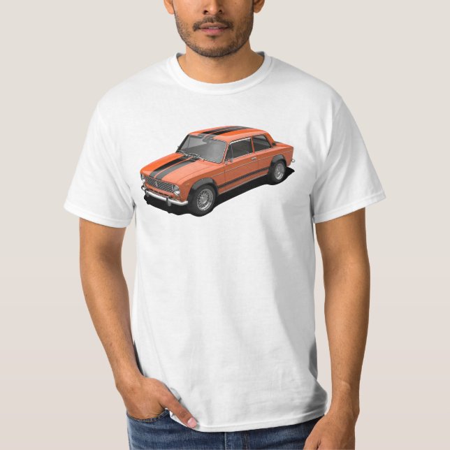 Custom 2-Door Lada 1200 (VAZ-2101) Sport Edition T-Shirt (Front)