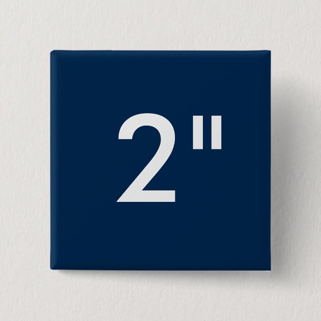 Custom 2" Inch Square Button Blank Template (Front)