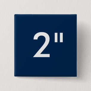 Custom 2" Inch Square Button Blank Template