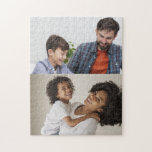 Custom 2 Photo Collage  Jigsaw Puzzle<br><div class="desc">Customise your own personal photography. You can make this custom product for special occasions like weddings,  birthdays,  Christmas,  Holidays,  Memorials,  Graduation,  Anniversaries and more. It can also be given as a gift to your best friend,  close friend,  family,  and relatives.</div>