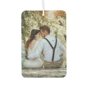 Custom 2 Photo Couple Car Car Air Freshener