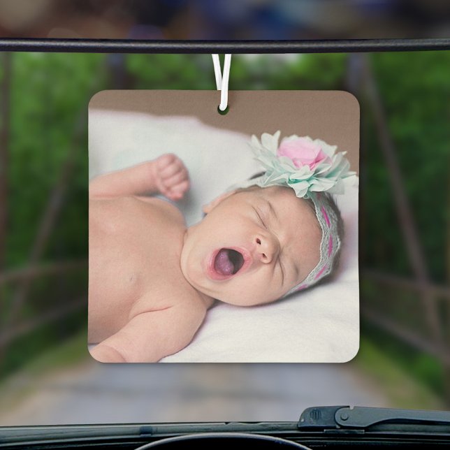 Custom 2 Photo DIY Easy Simple Template Auto Car Car Air Freshener (Creator Uploaded)