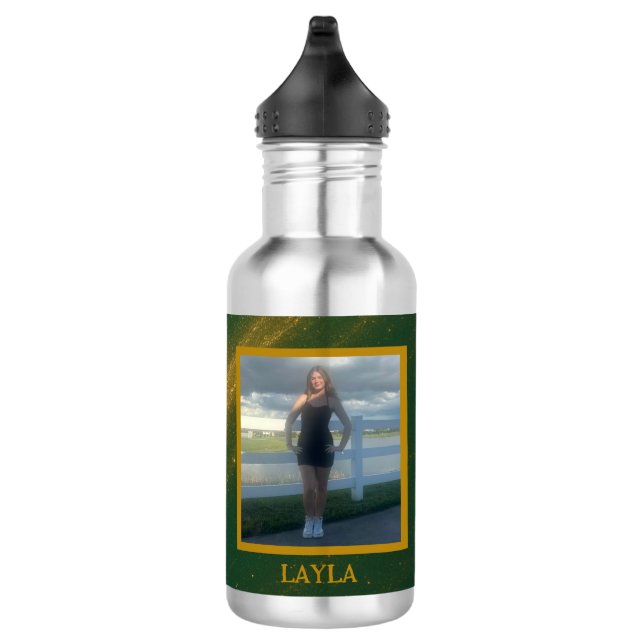 Custom 2 Photos  532 Ml Water Bottle (Right)