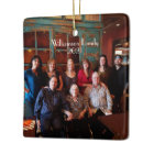 Custom 2-sided Family Photo Christmas Ornament