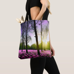 Custom 2-Sided Image Personalised Nature Tote Bag
