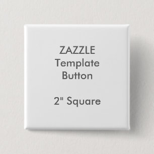 Custom 2" Square Button Badge Pin Blank Template