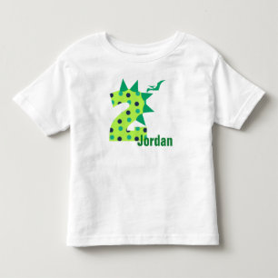 Custom 2nd Birthday Dinosaur Shirt