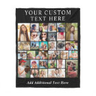 Custom 30 Photo Collage Black