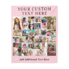 Custom 30 Photo Collage Pink