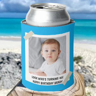 Custom 30th 40th 50th 60th 70 Birthday Party Favou Can Cooler